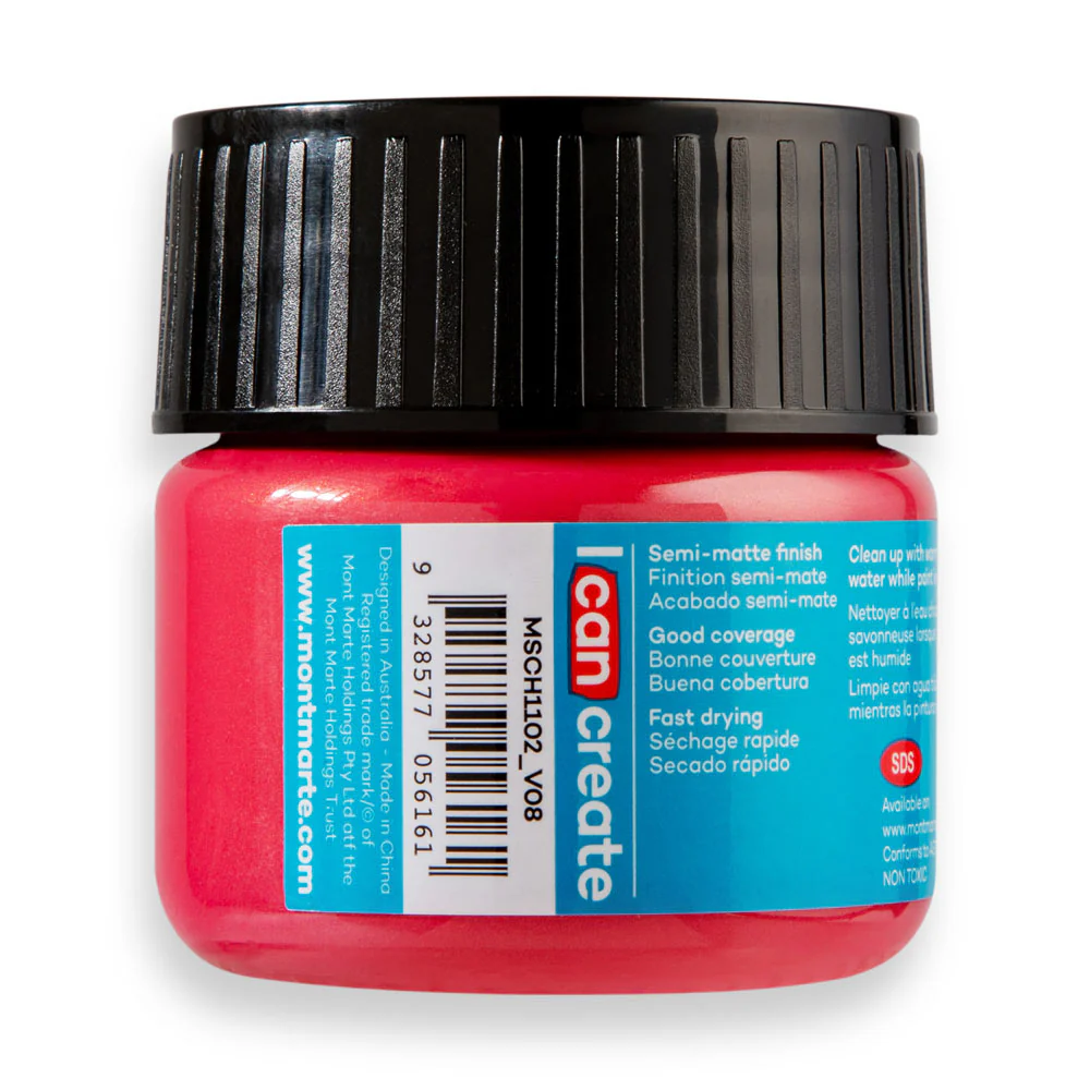Acrylic Colour Paint Signature 100ml (3.4 US fl.oz) - Metallic Magenta - Image 4