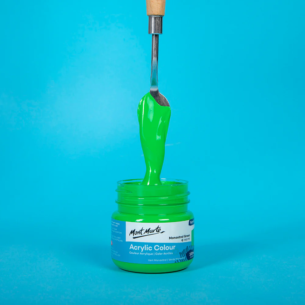 Acrylic Colour Paint Signature 100ml (3.4 US fl.oz) - Monastral Green - Image 2