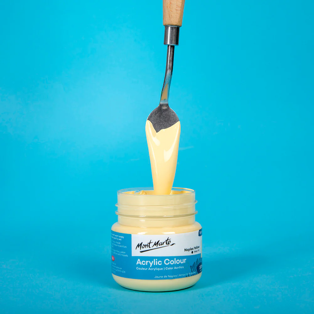 Acrylic Colour Paint Signature 100ml (3.4 US fl.oz) - Naples Yellow - Image 2