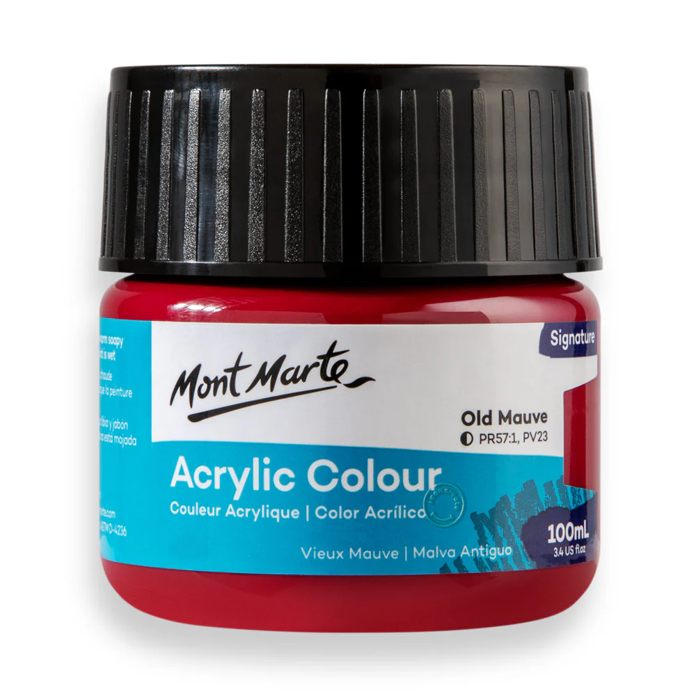 Acrylic Colour Paint Signature 100ml (3.4 US fl.oz) - Old Mauve