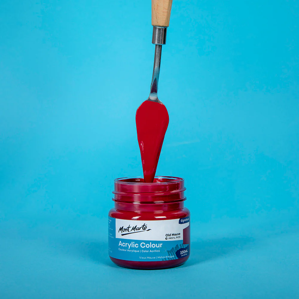Acrylic Colour Paint Signature 100ml (3.4 US fl.oz) - Old Mauve - Image 2