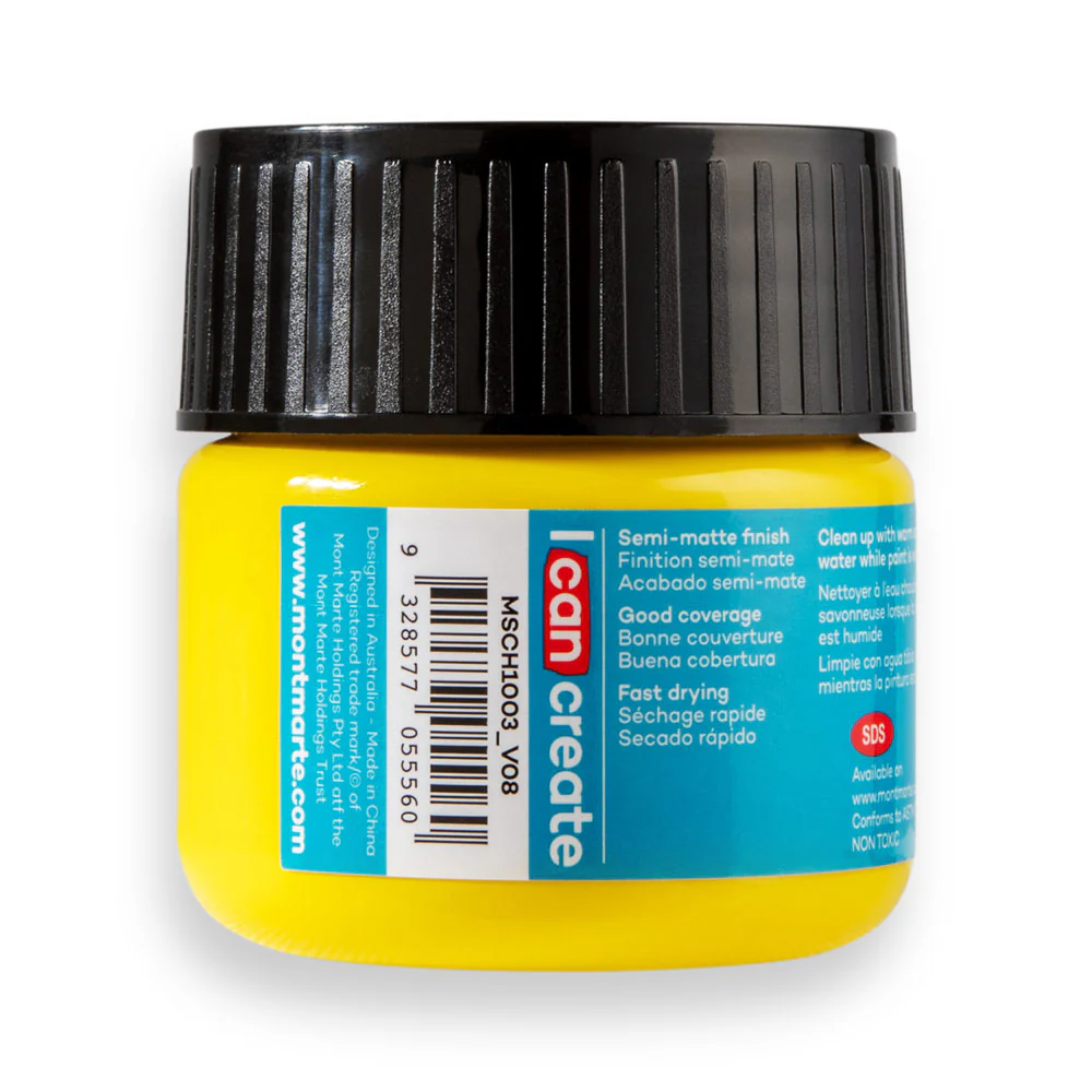 Acrylic Colour Paint Signature 100mL (3.4 US fl.oz) - Pale Yellow - Image 4