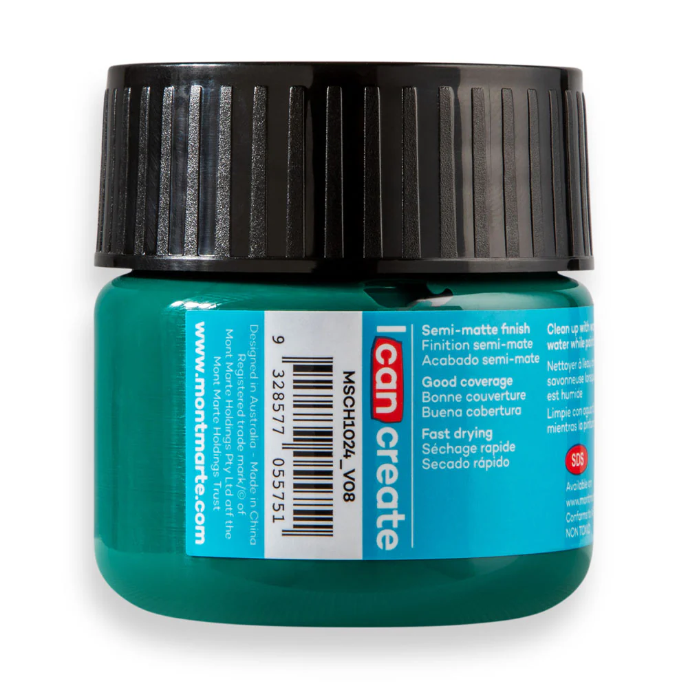 Acrylic Colour Paint Signature 100ml (3.4 US fl.oz) - Phthalo Green - Image 4