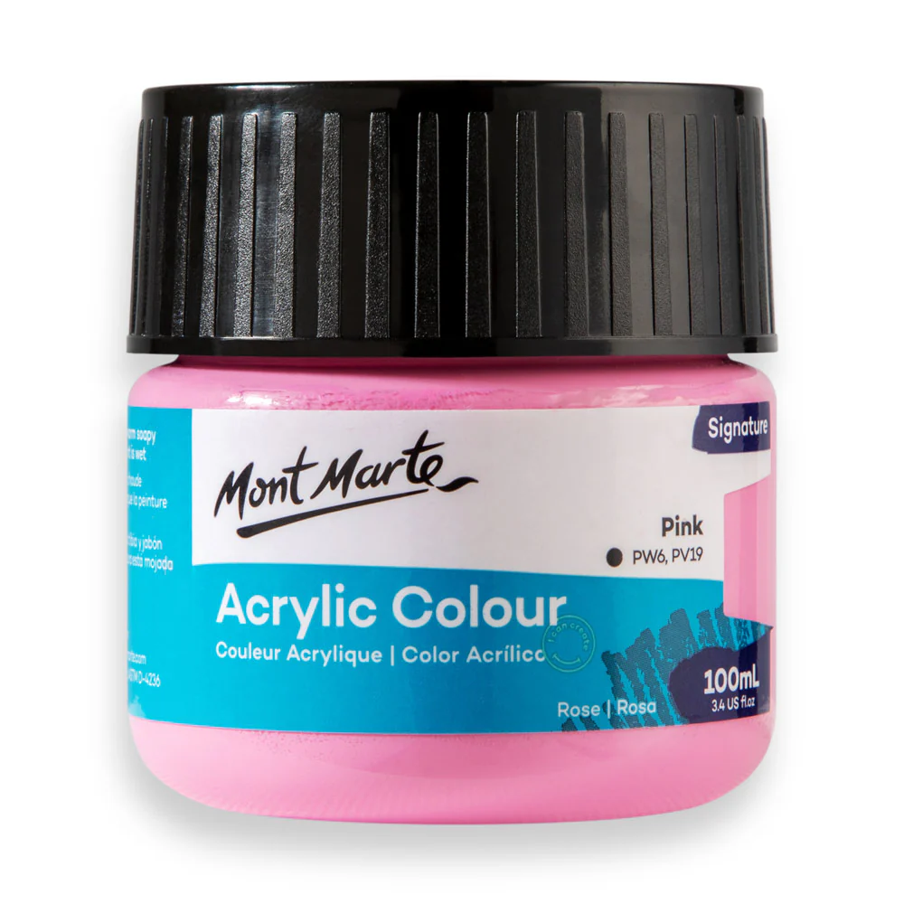 Acrylic Colour Paint Signature 100ml (3.4 US fl.oz) - Pink