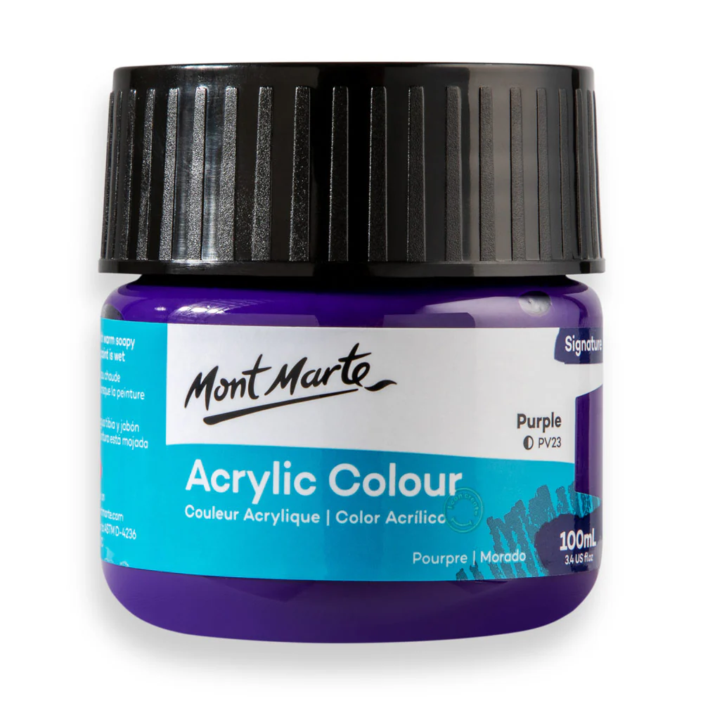 Acrylic Colour Paint Signature 100ml (3.4 US fl.oz) - Purple