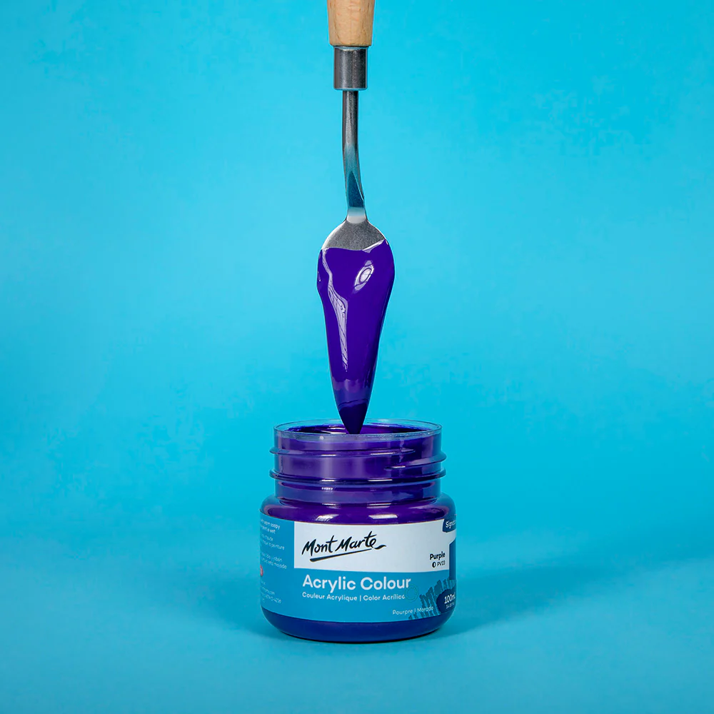 Acrylic Colour Paint Signature 100ml (3.4 US fl.oz) - Purple - Image 2