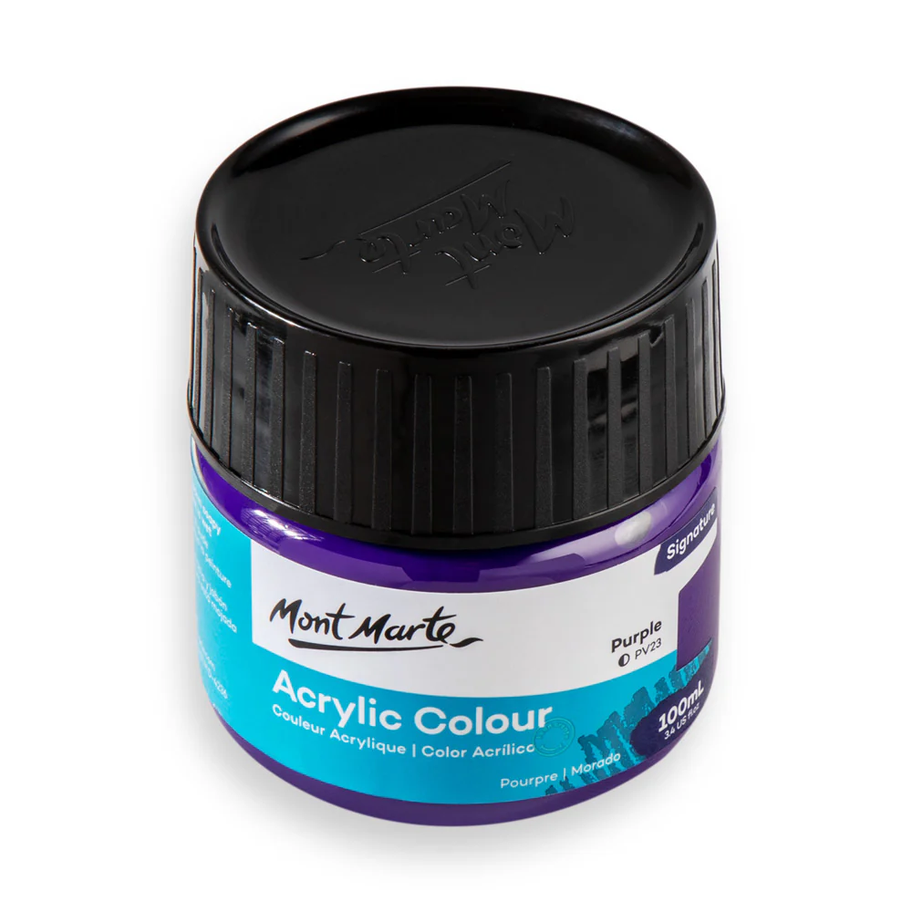 Acrylic Colour Paint Signature 100ml (3.4 US fl.oz) - Purple - Image 3