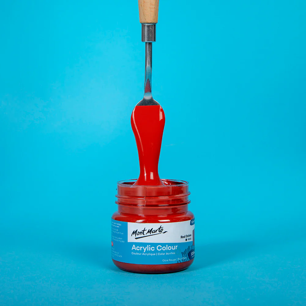 Acrylic Colour Paint Signature 100ml (3.4 US fl.oz) - Red Ochre - Image 2