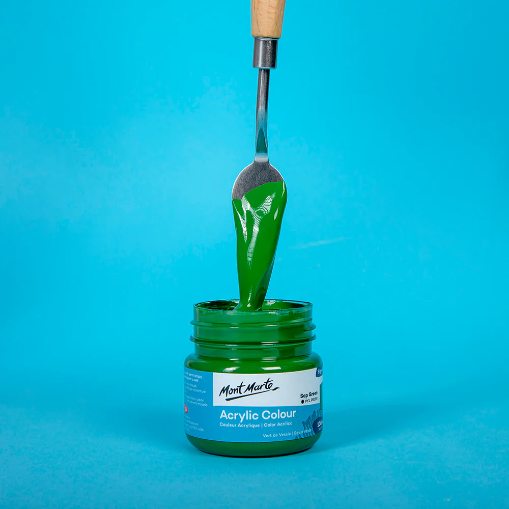 Acrylic Colour Paint Signature 100ml (3.4 US fl.oz) - Sap Green - Image 2