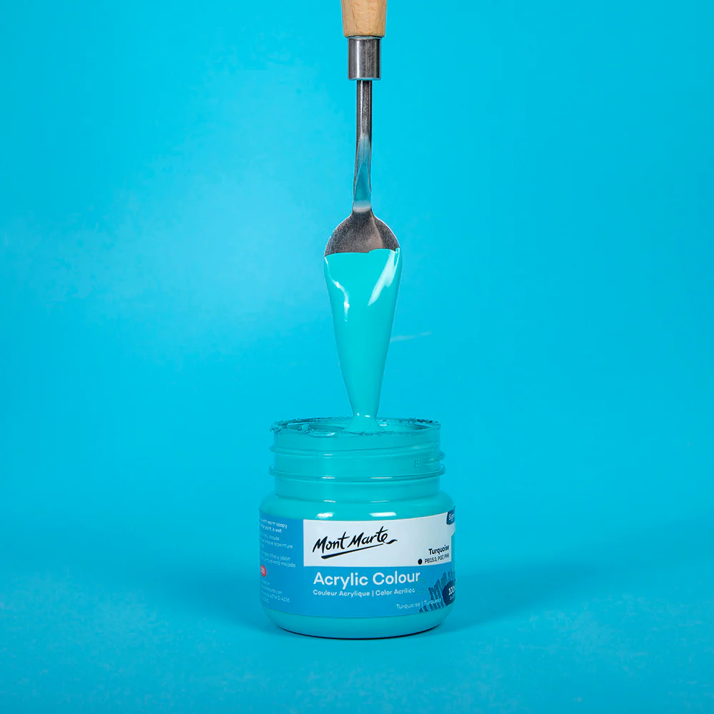 Acrylic Colour Paint Signature 100ml (3.4 US fl.oz) - Turquoise - Image 2