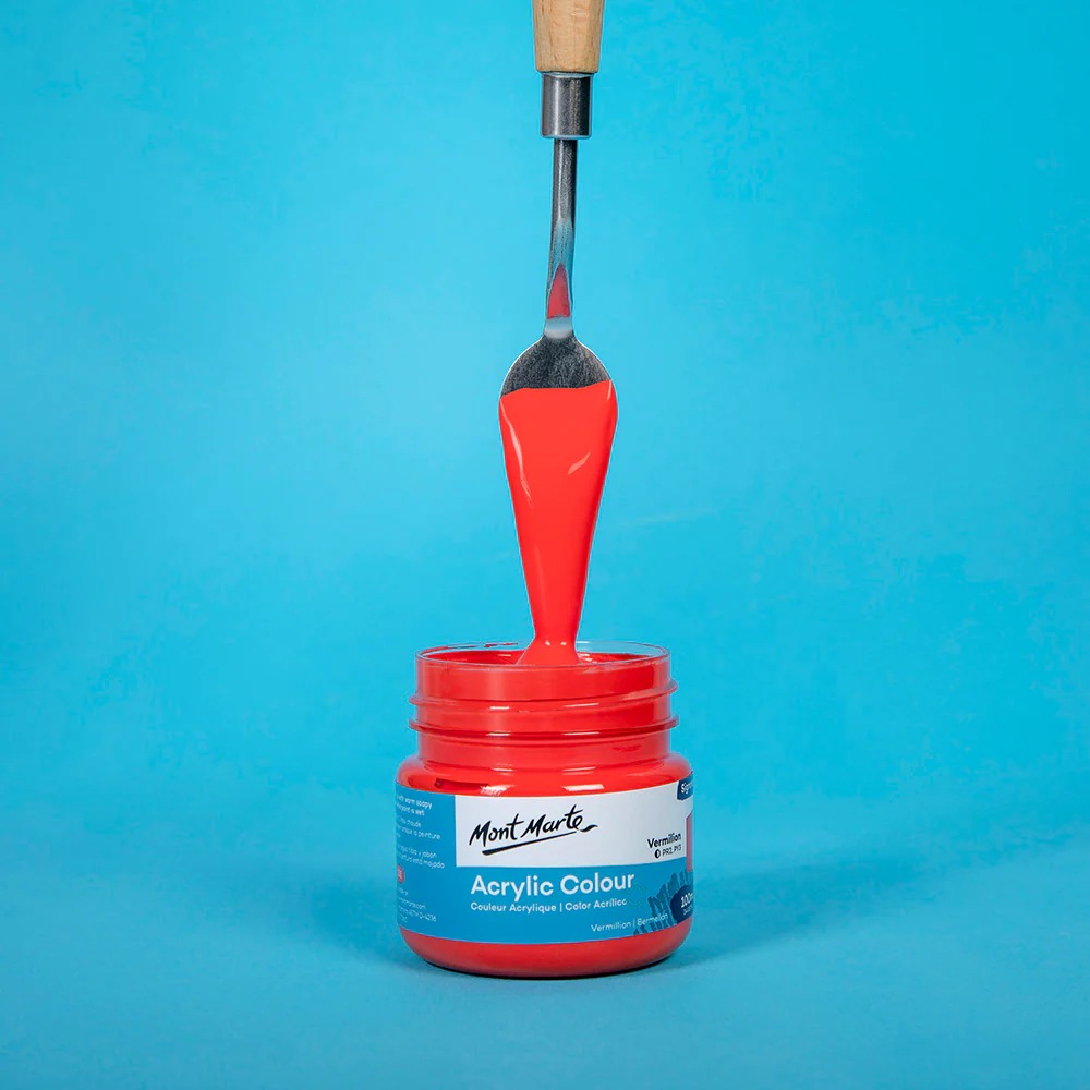 Acrylic Colour Paint Signature 100ml (3.4 US fl.oz) - Vermilion - Image 2