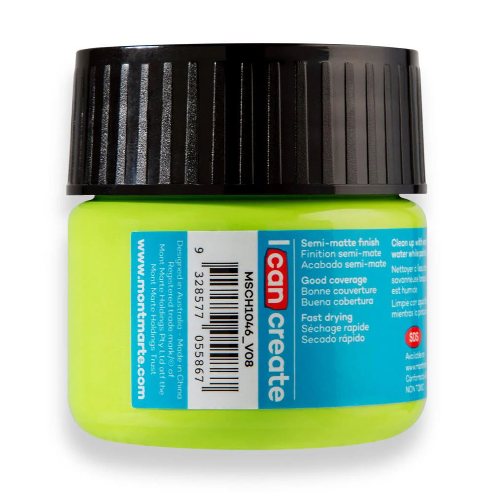 Acrylic Colour Paint Signature 100ml (3.4 US fl.oz) - Yellow Green - Image 4