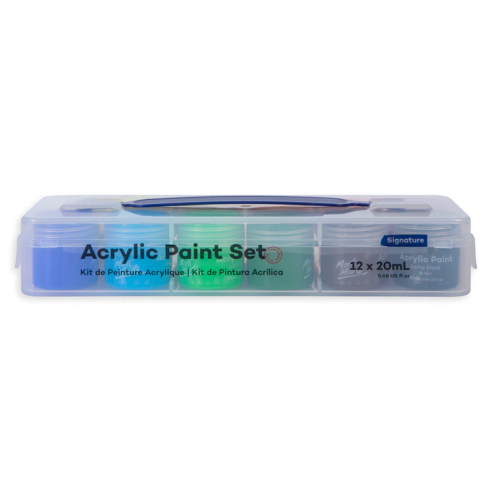 Acrylic Paint Pot Set Signature 12pc x 20ml (0.68 US fl.oz) - Image 2