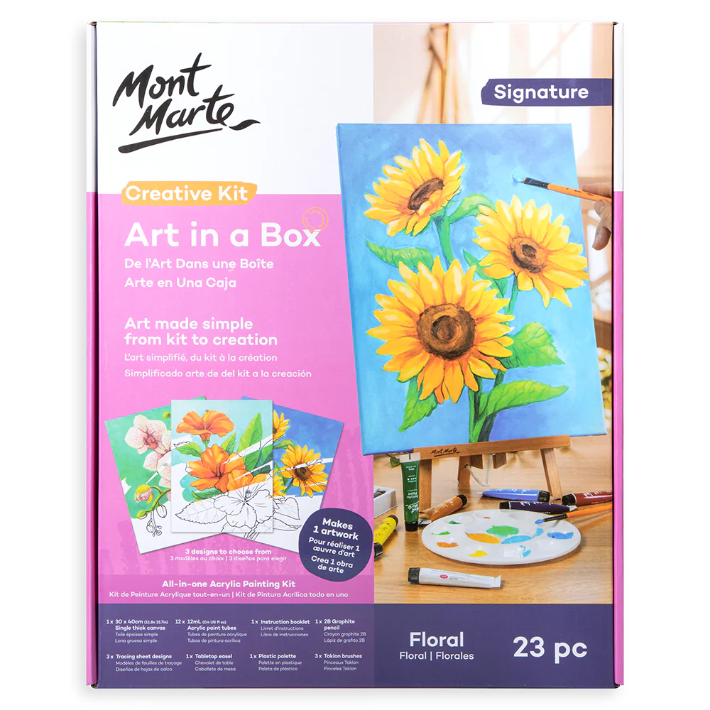 Art in a Box Creative Kit Signature 23pc - Floral
