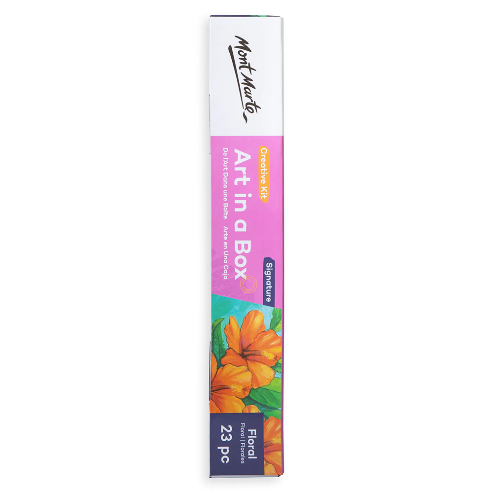 Art in a Box Creative Kit Signature 23pc - Floral - Image 4