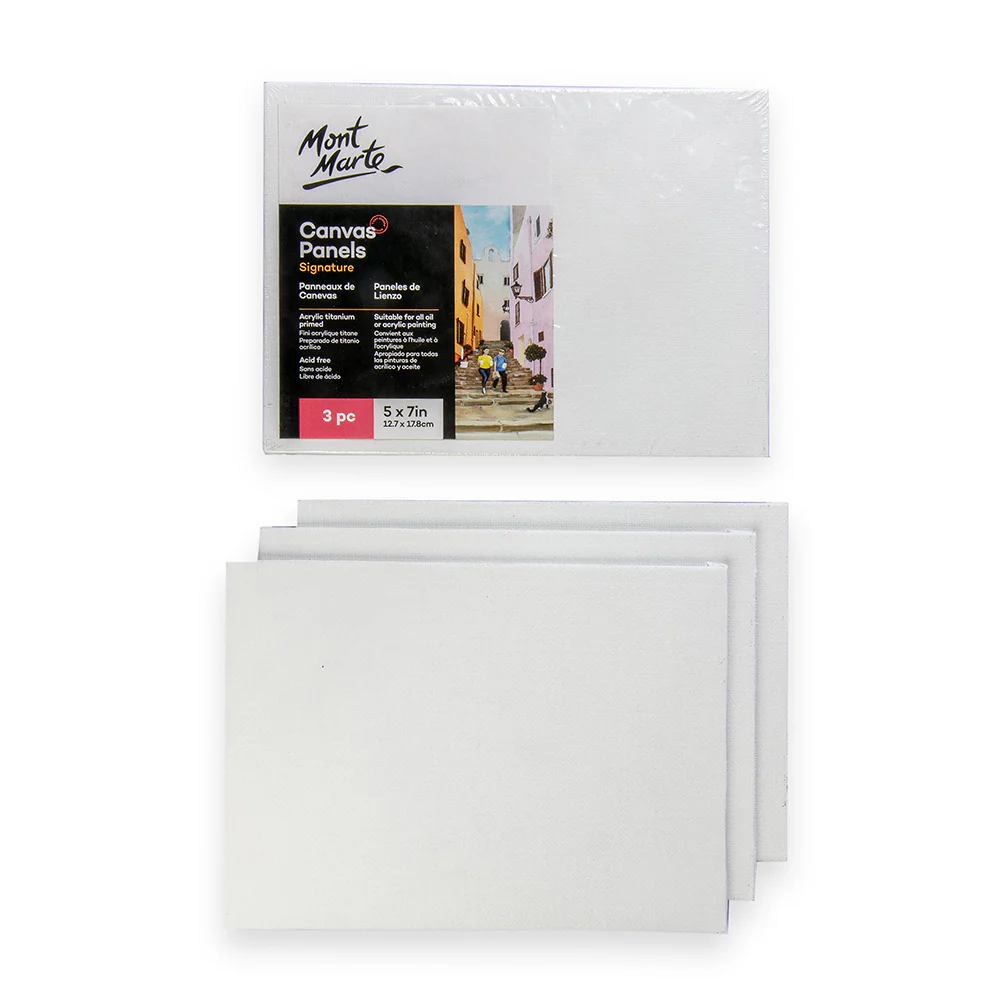 Canvas Panels Signature 3pc 12.7 x 17.8cm (5 x 7in) - Image 2
