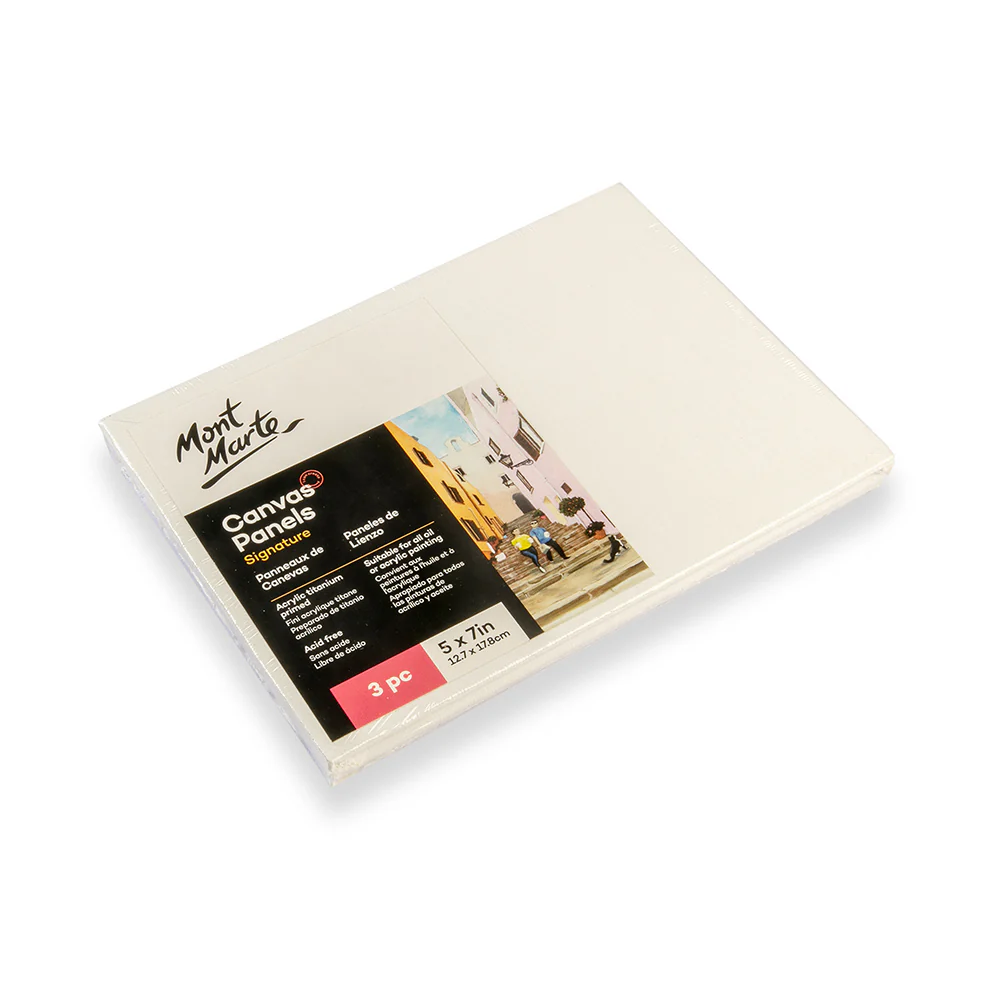 Canvas Panels Signature 3pc 12.7 x 17.8cm (5 x 7in) - Image 3