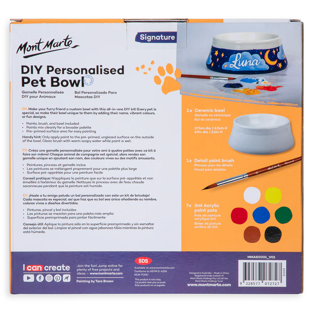 DIY Personalised Pet Bowl Signature 9pc - Image 5