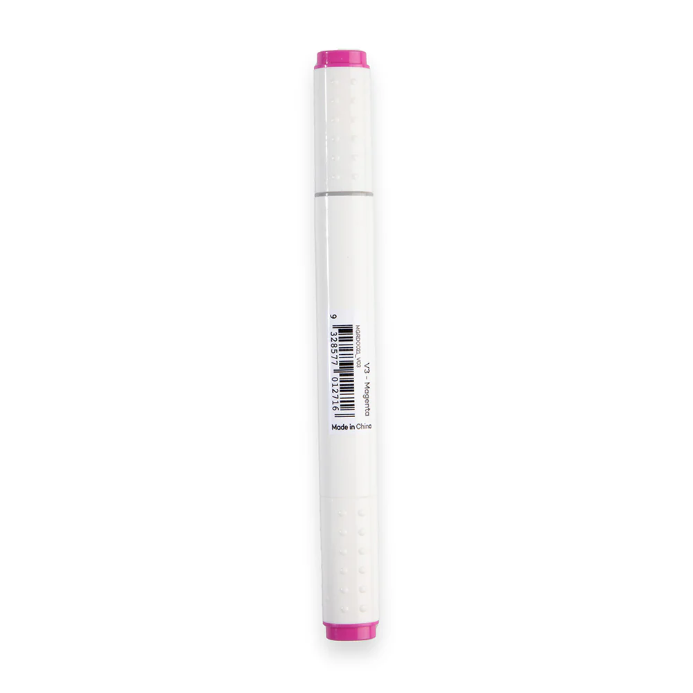 Dual Tip Art Marker Premium - Magenta V3 - Image 3