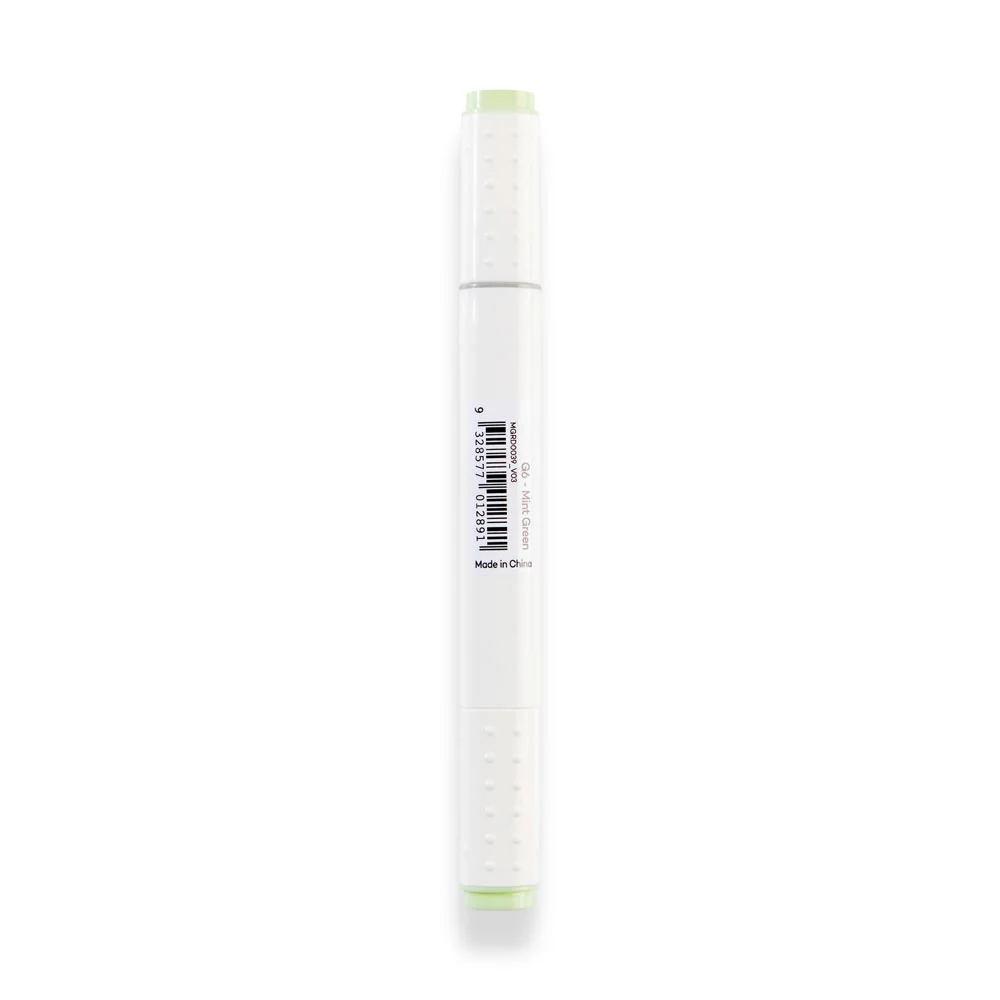 Dual Tip Art Marker Premium - Mint Green G6 - Image 3