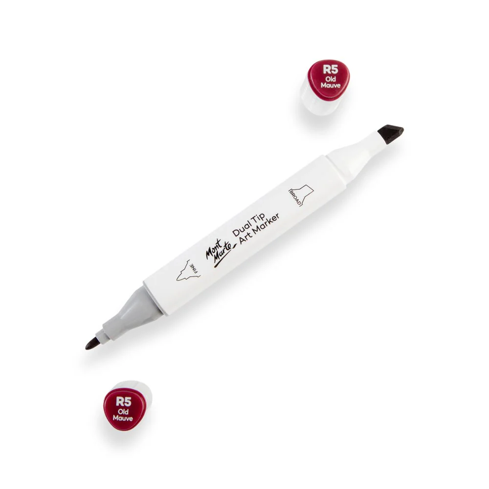 Dual Tip Art Marker Premium - Old Mauve R5