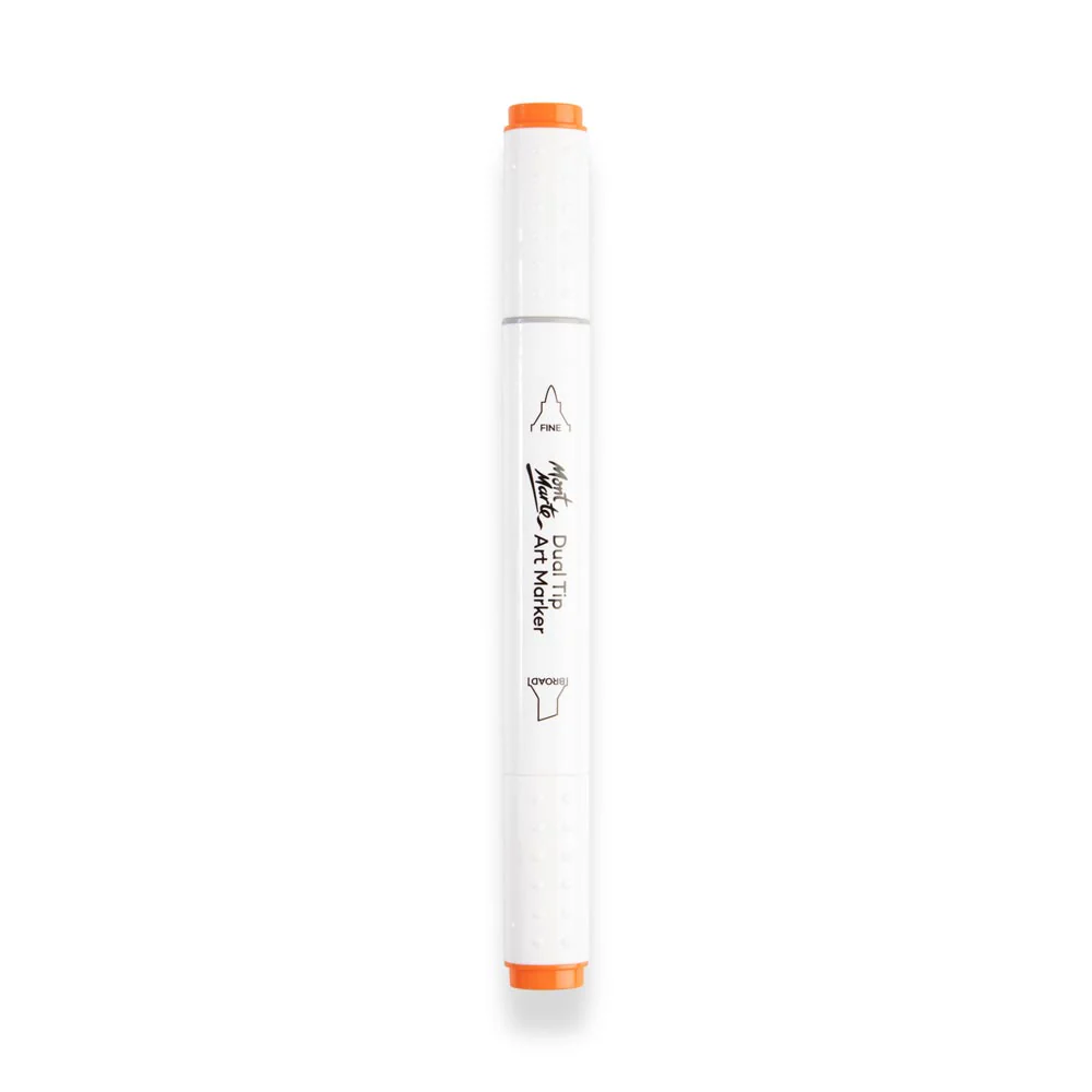 Dual Tip Art Marker Premium - Orange O3 - Image 2