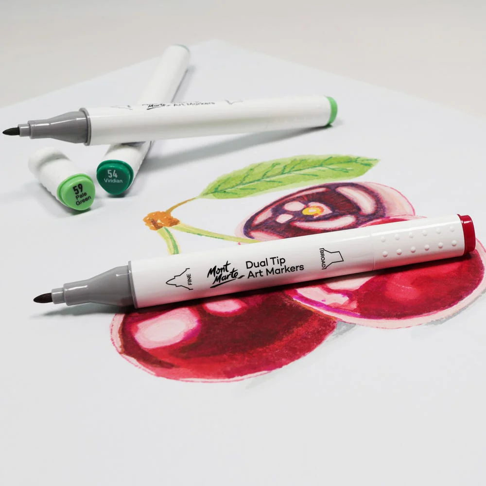 Dual Tip Art Marker Premium - Raw Sienna E2 - Image 6