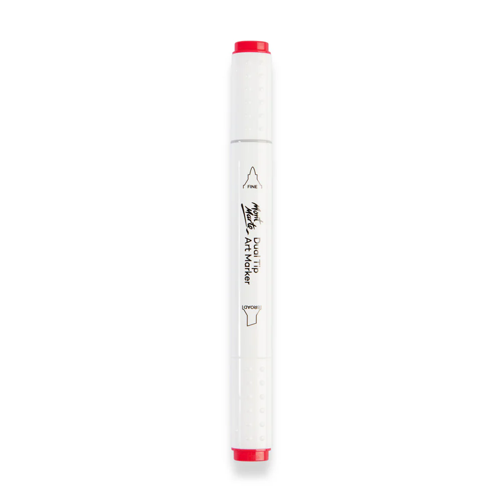 Dual Tip Art Marker Premium - Scarlet Red R2 - Image 2