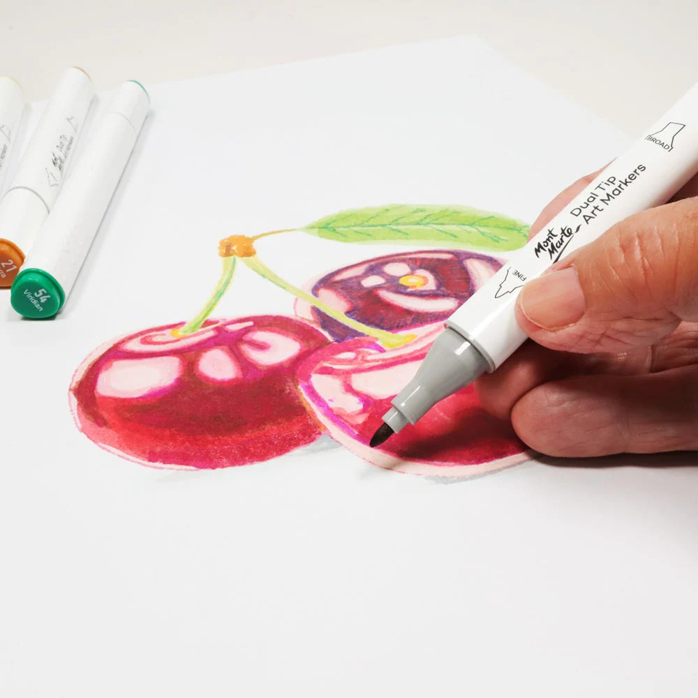 Dual Tip Art Marker Premium - Violet V1 - Image 5