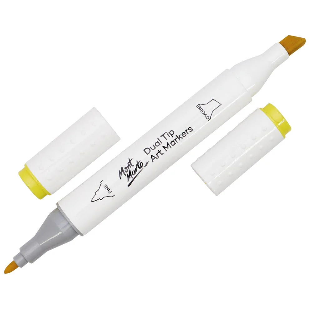 Dual Tip Art Marker Premium - Yellow Y2
