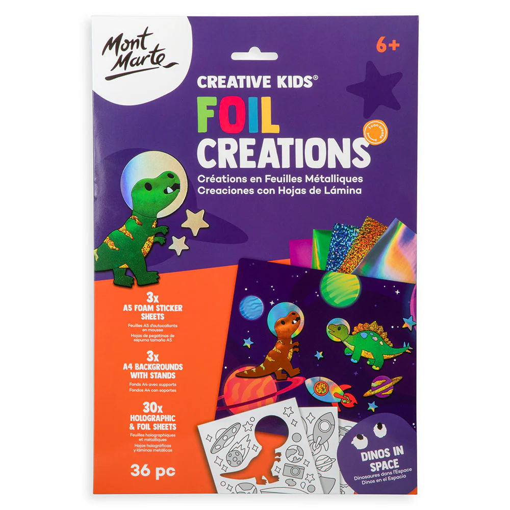 Foil Creations 36pc – Dinos in Space