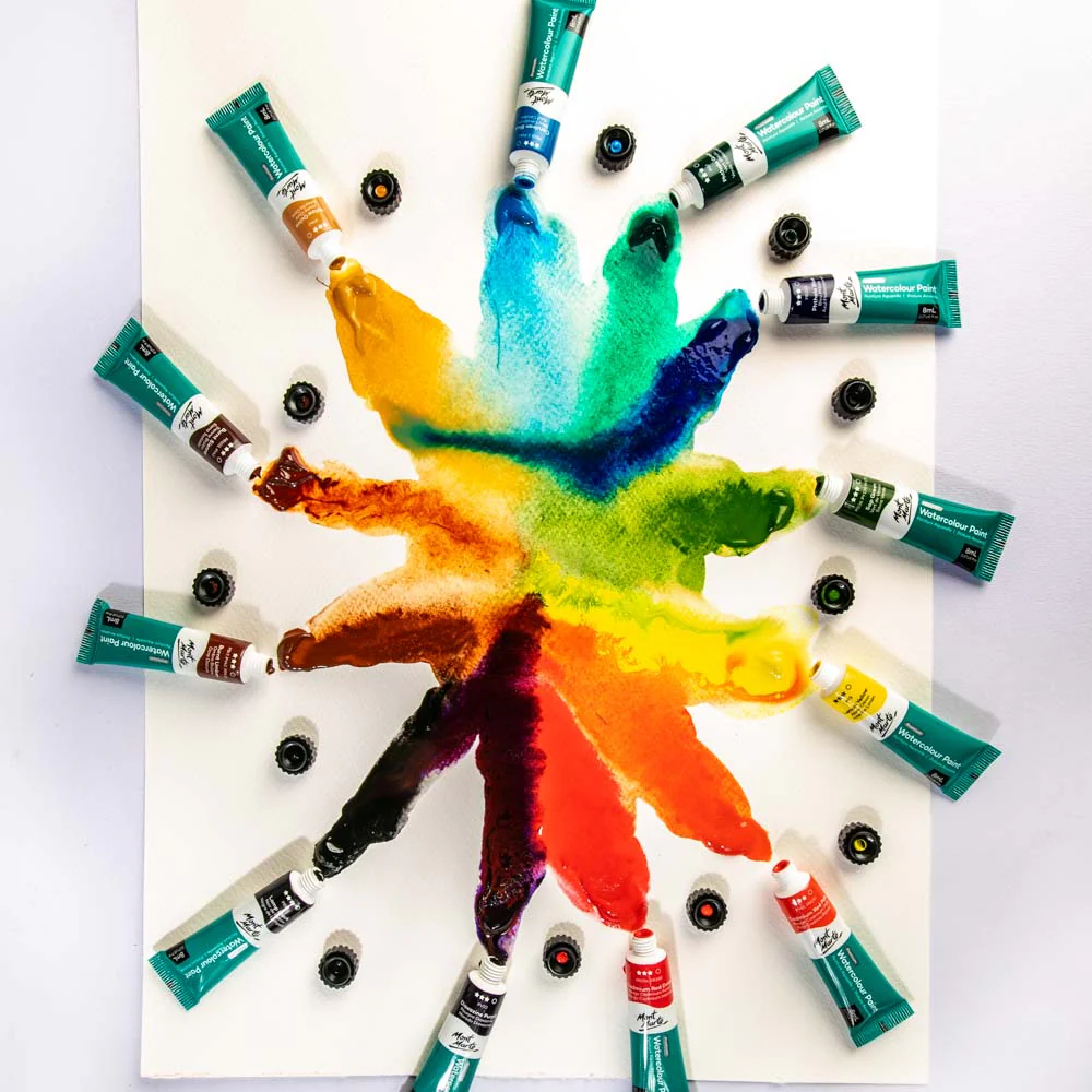 Watercolour Paints Premium 12pc x 8ml - Image 6