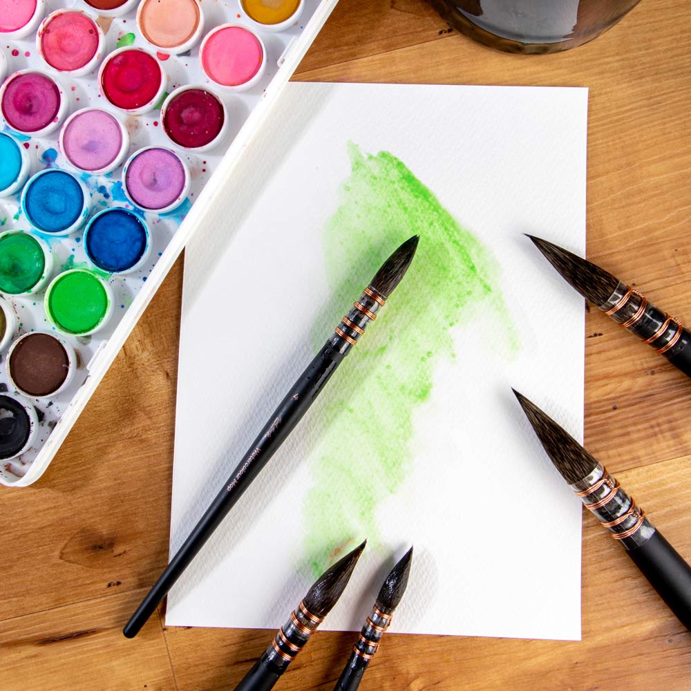 Watercolour Mop Brush Artiste 4 - Image 6