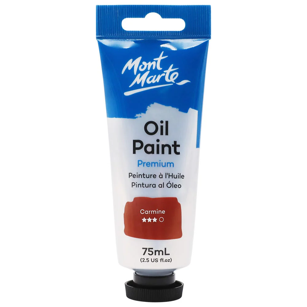 Oil Paint Premium 75ml (2.5 US fl.oz) Tube - Carmine