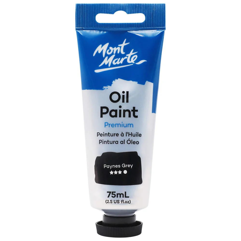 Oil Paint Premium 75ml (2.5 US fl.oz) Tube - Paynes Grey