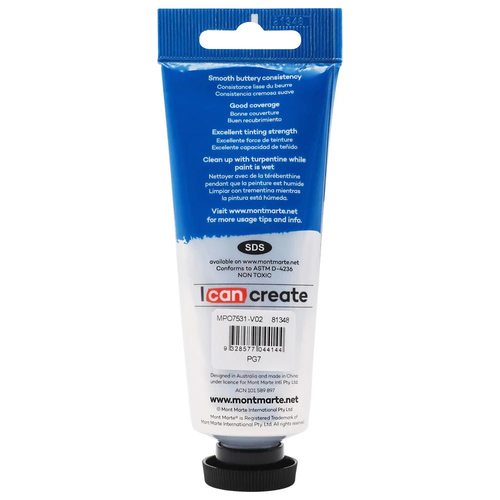Oil Paint Premium 75ml (2.5 US fl.oz) Tube - Permanent Green - Image 2