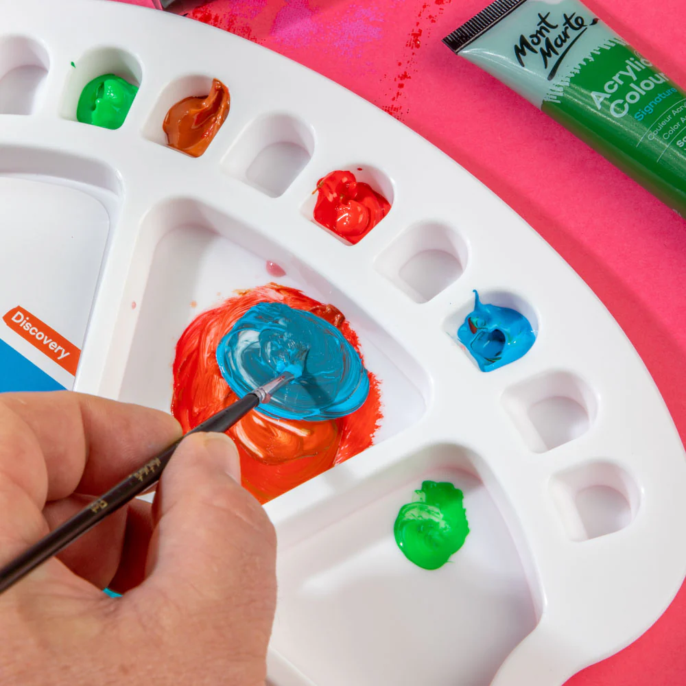 Oval Plastic Palette Discovery 34 x 25cm (13.3 x 9.8in) - Image 4