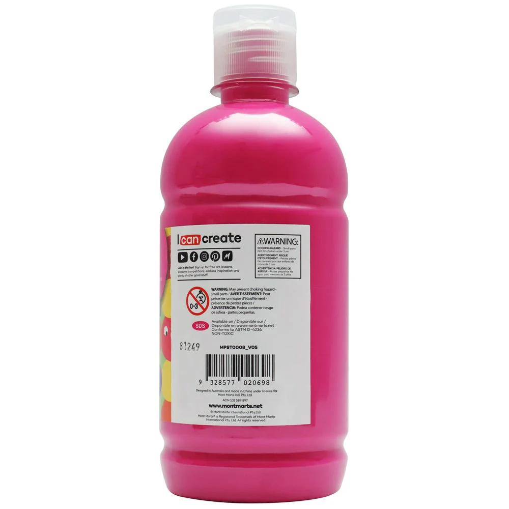 Poster Paint 500ml (16.91 US fl.oz) - Magenta - Image 2