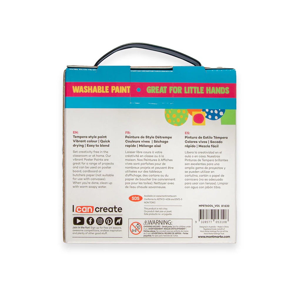 Poster Paints 12pc x 60ml (2 US fl.oz) - Image 4