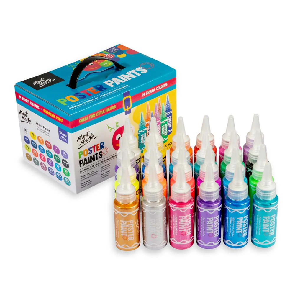 Poster Paints 24pc x 60ml (2 US fl.oz) - Image 3