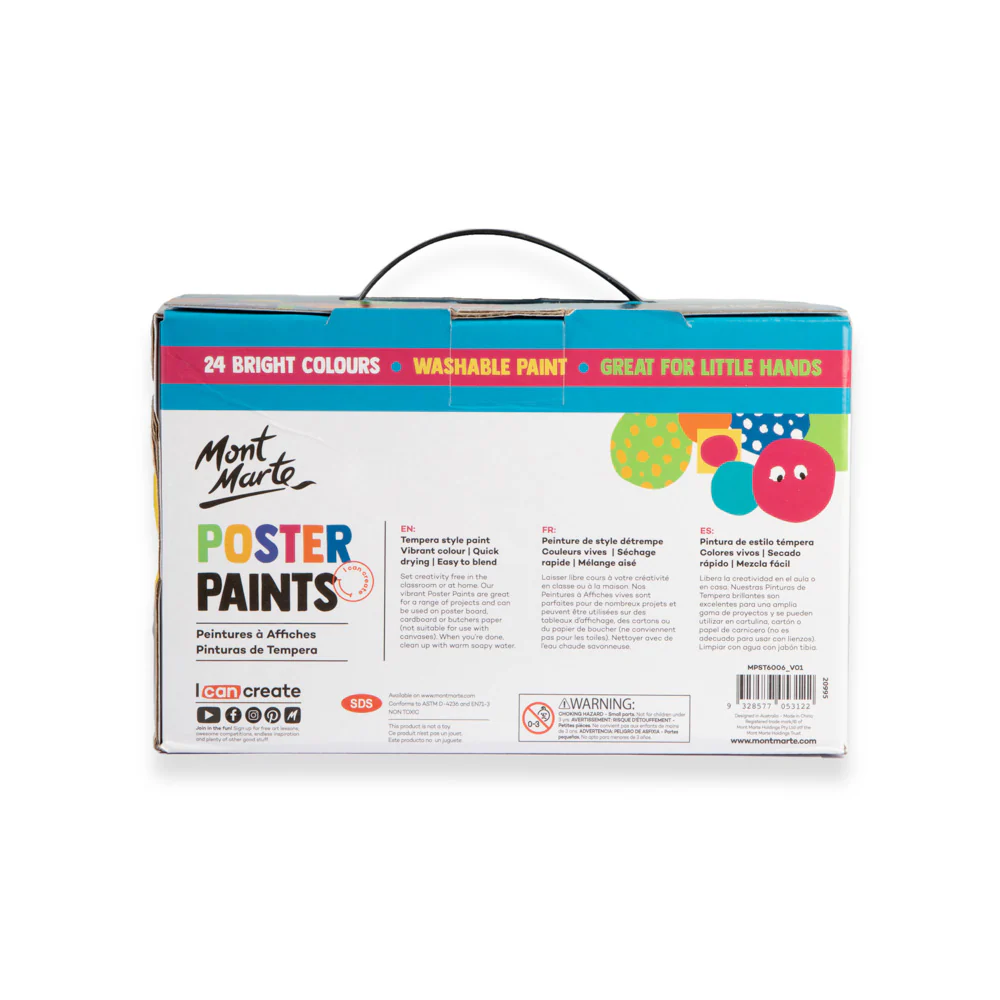 Poster Paints 24pc x 60ml (2 US fl.oz) - Image 5