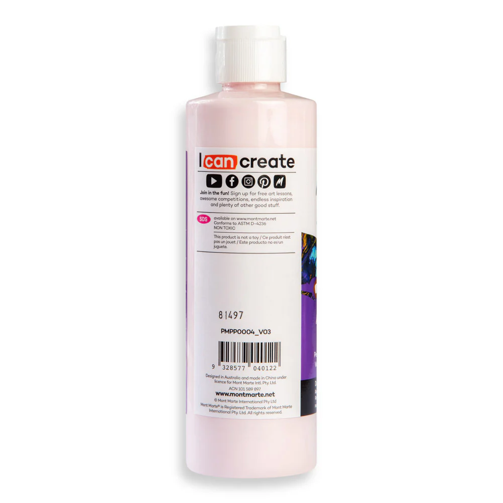 Pouring Acrylic Paint Premium 240ml (8.12 US fl.oz) - Dusty Pink - Image 3
