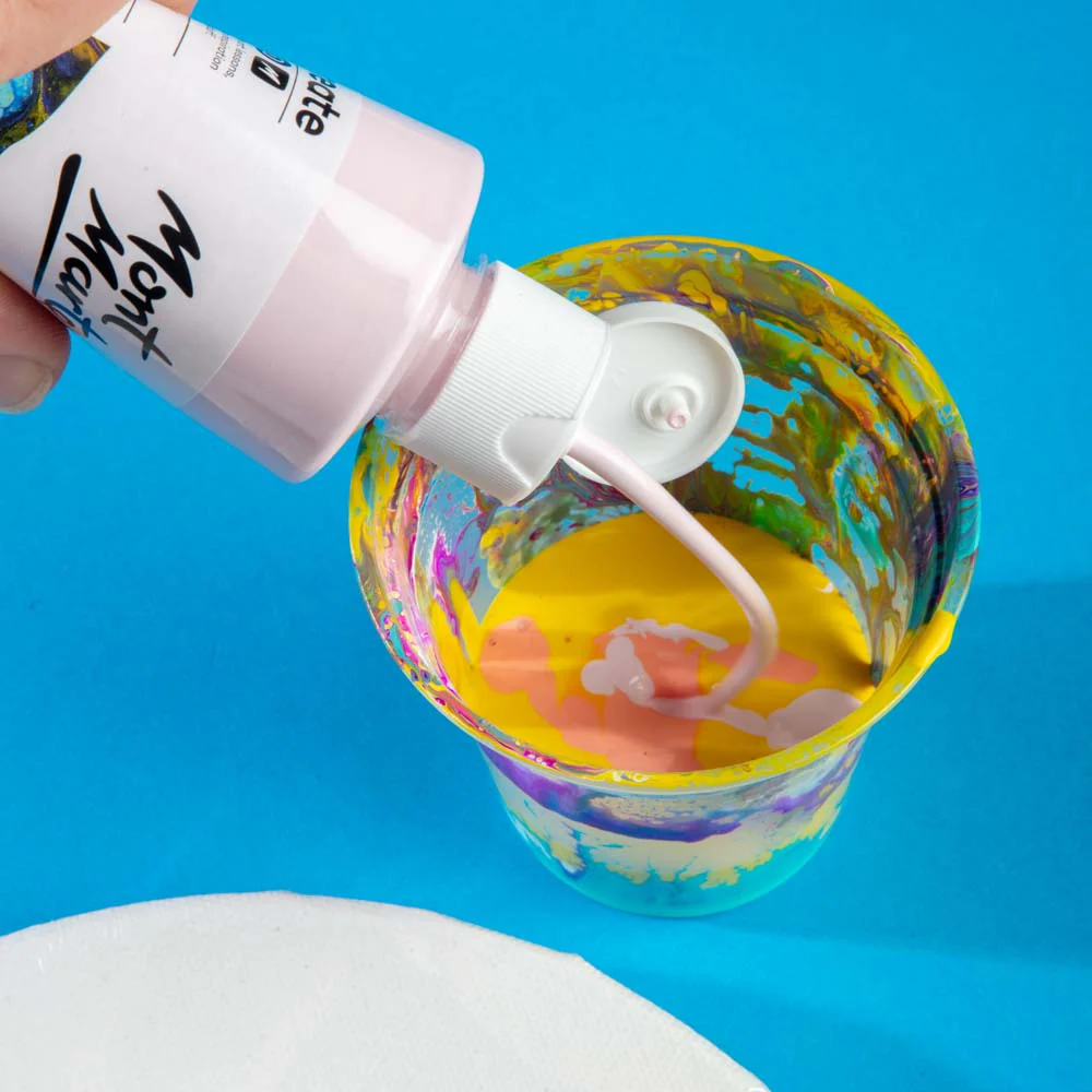 Pouring Acrylic Paint Premium 240ml (8.12 US fl.oz) - Dusty Pink - Image 4