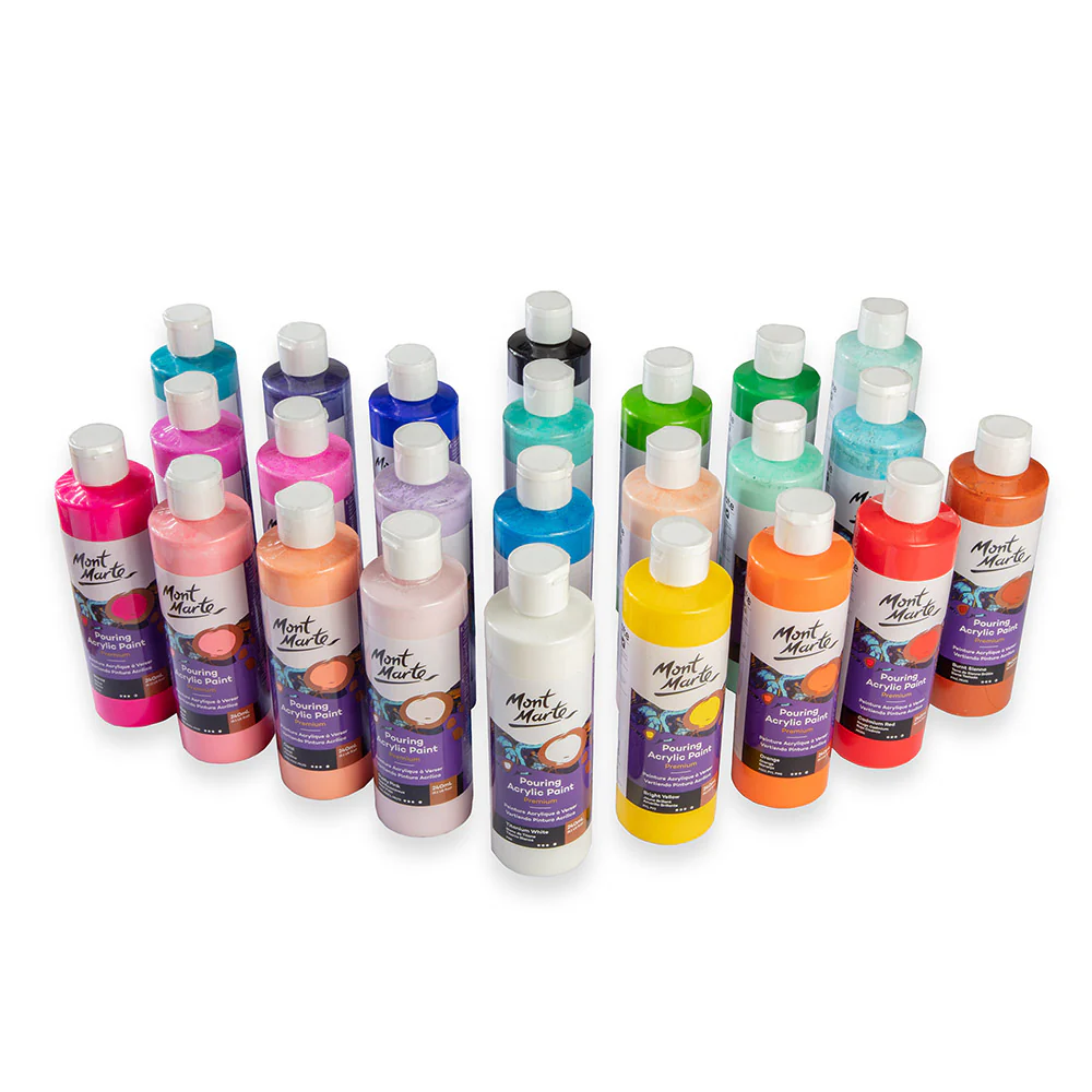 Pouring Acrylic Paint Premium 240ml (8.12 US fl.oz) - Dusty Pink - Image 5