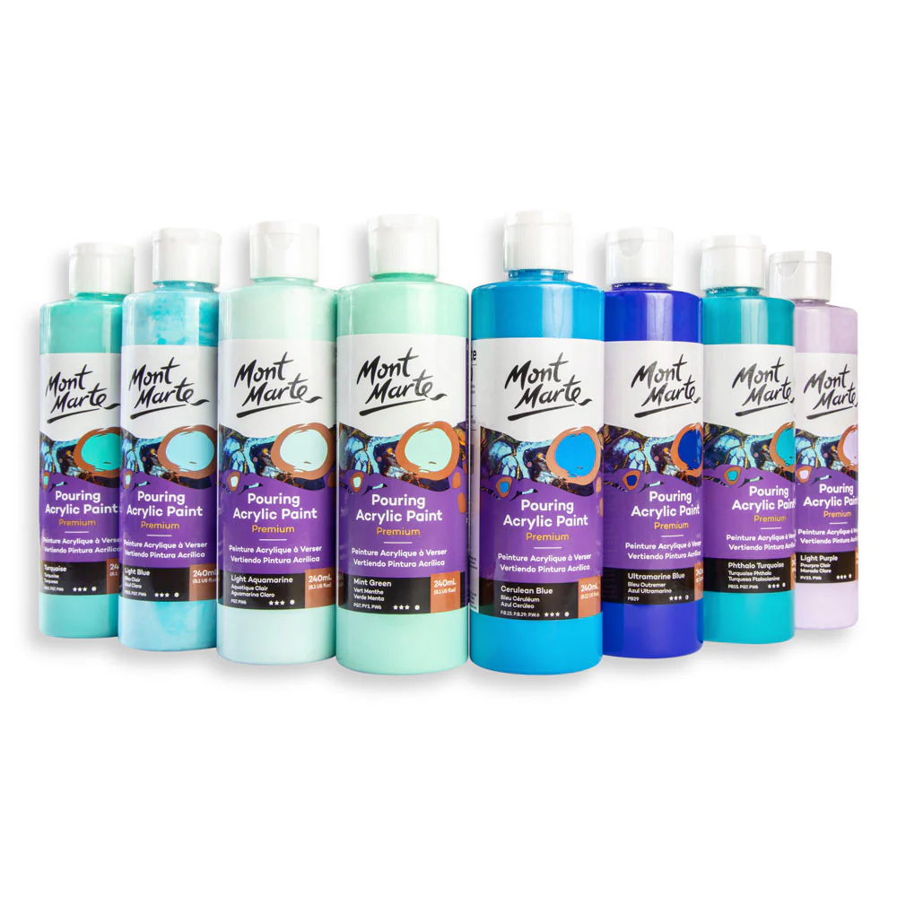 Pouring Acrylic Paint Premium 240ml (8.12 US fl.oz) - Light Purple - Image 4