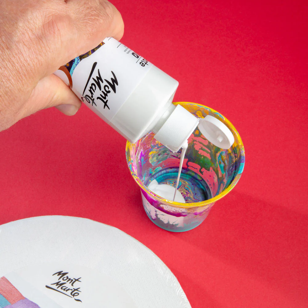 Pouring Acrylic Paint Premium 240ml (8.12 US fl.oz) - Titanium White - Image 4