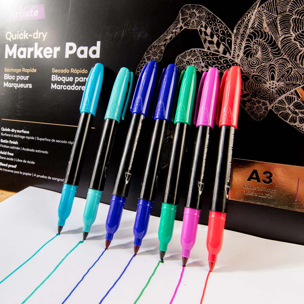 Quick Dry Marker Pad Artiste A4 30 Sheets 110gsm - Image 5