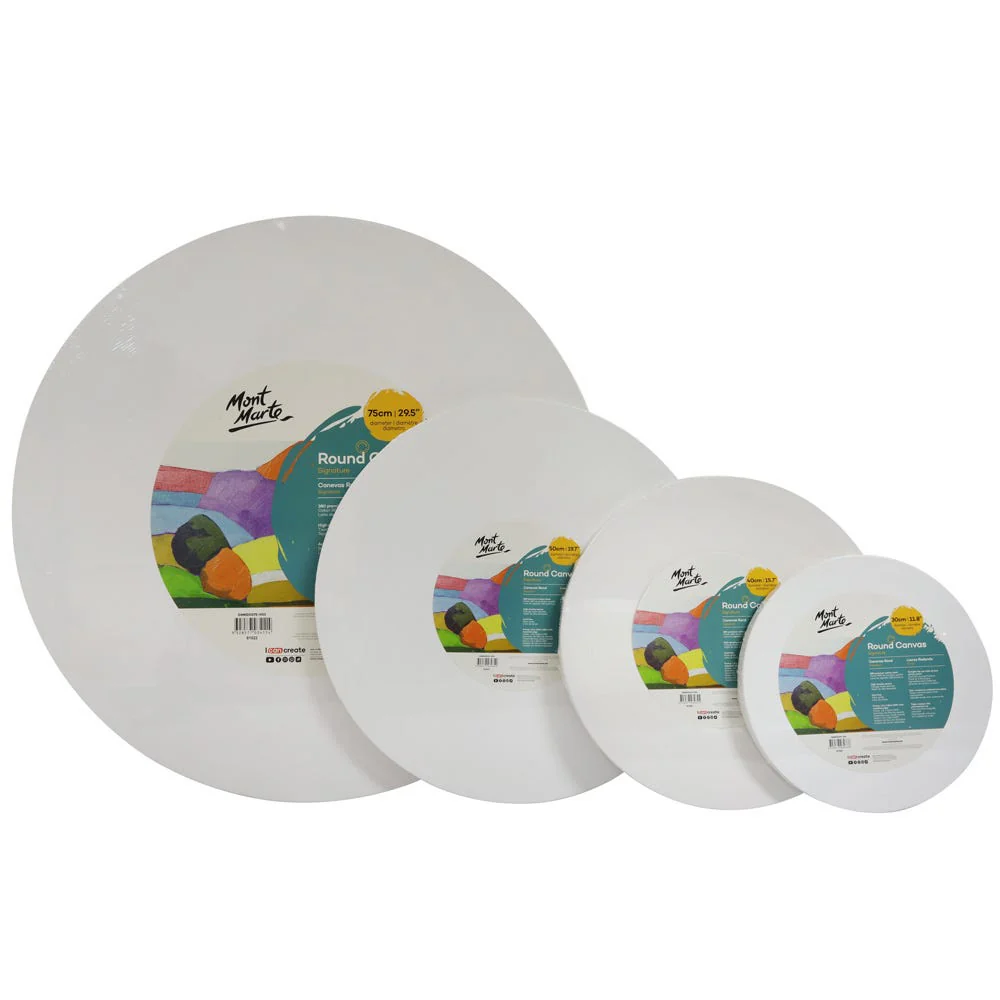 Round Canvas Signature 40cm (15.7in) - Image 5