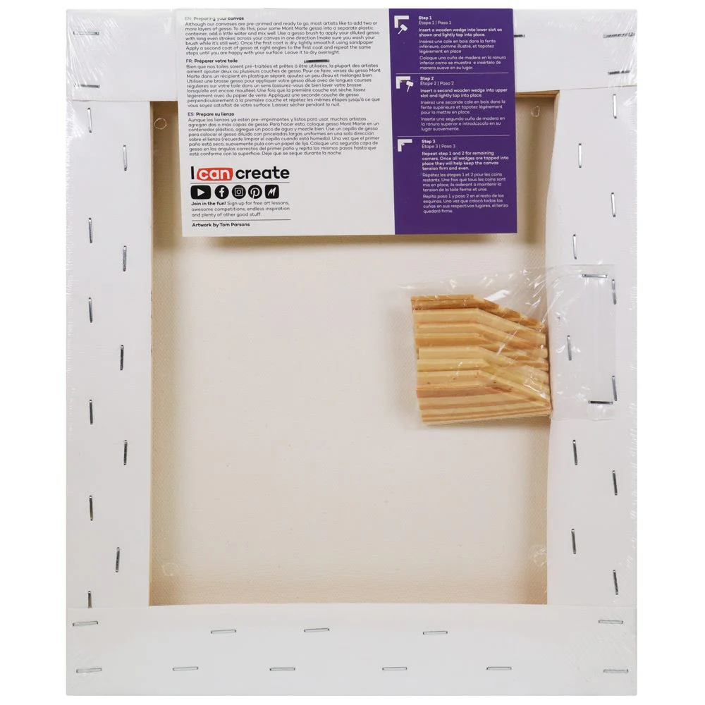 Single Thick Canvas Premium 25.4 x 30.5cm (10 x 12in) - Image 3