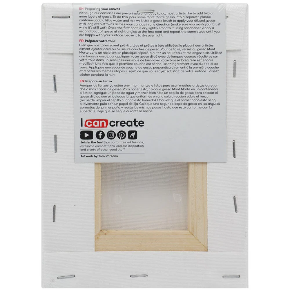 Single Thick Canvas Signature 13 x 18cm (5.1 x 7.1in) - Image 2